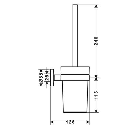 Giá treo và cọ vệ sinh Logis 580.61.370